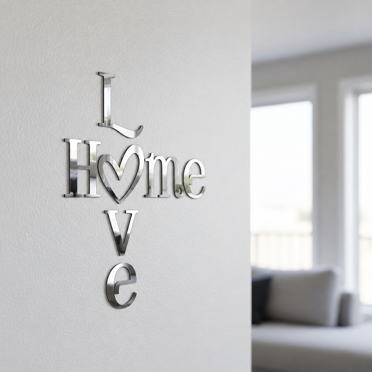 3D Schriftzug „Home Love"