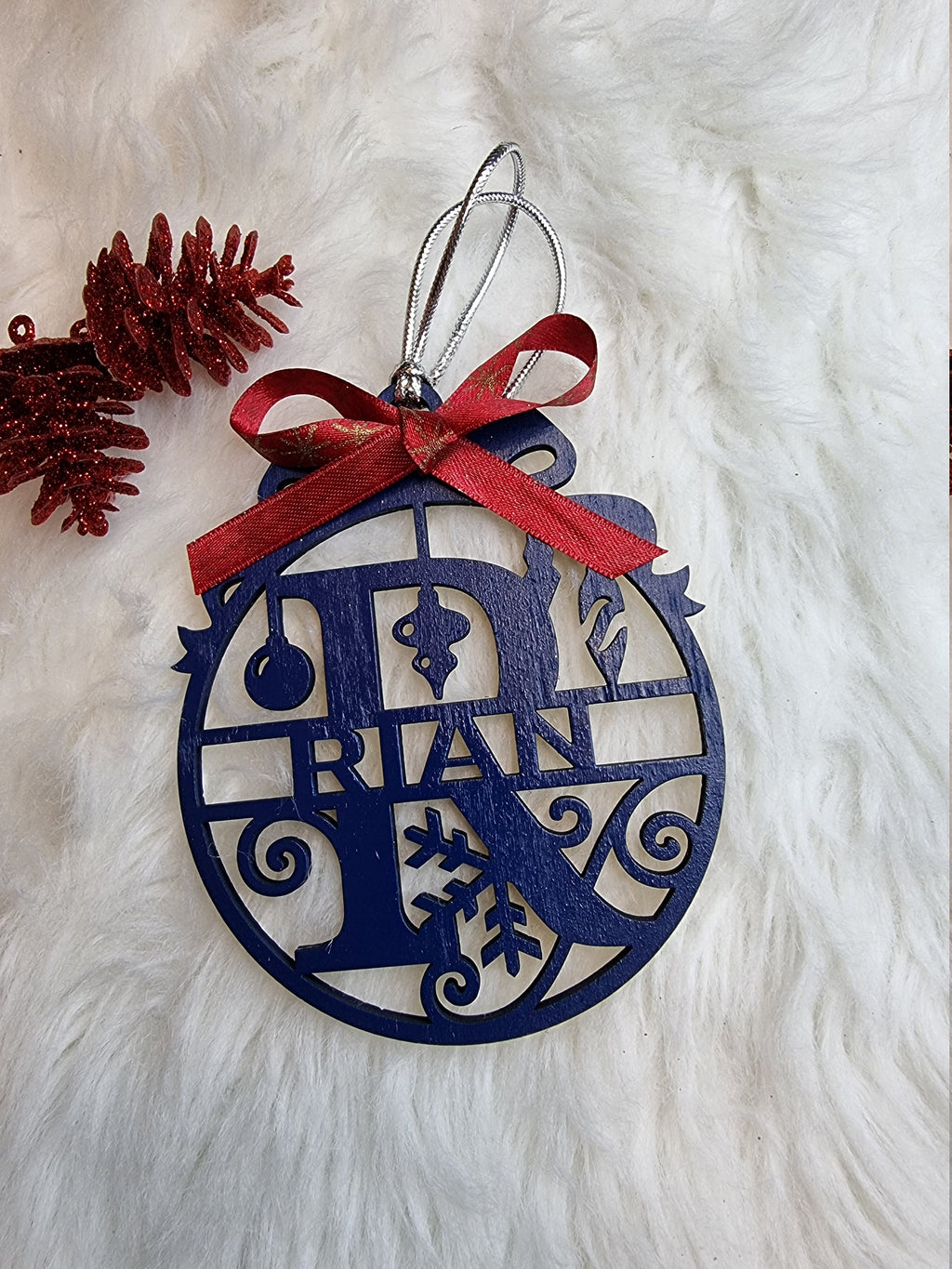Weihnachtsdeko,Personalisierte Weihnachtkugel, Christbaumanhänger/mit Wunschnamen aus Holz Natur/Weihnachtsgeschenk,weihnachtsdeko mit namen