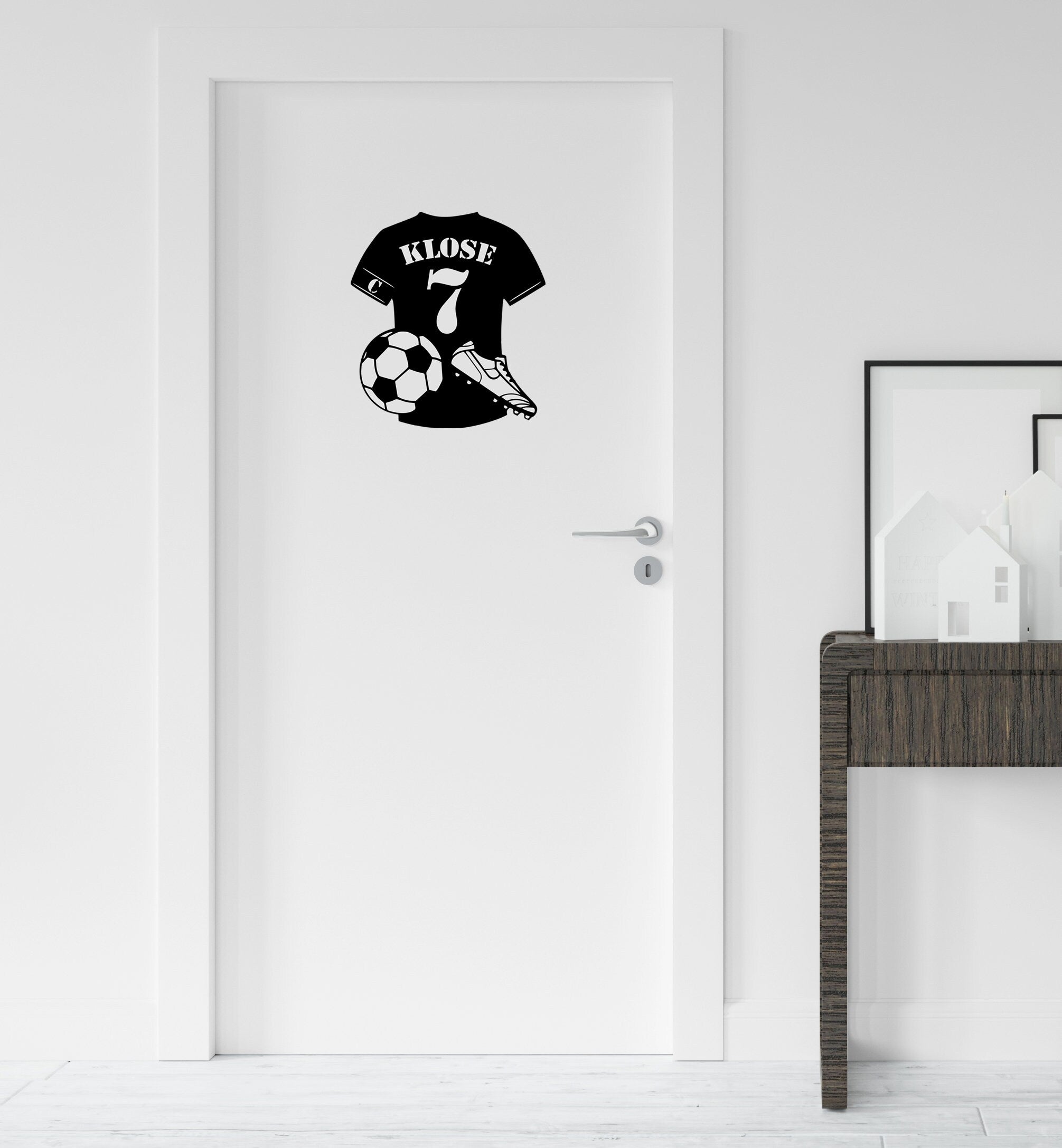 Personalisierte Fußball-Trikot/Personalisierte Fußballspieler Namensschild/Geschenk für Fußball Spieler