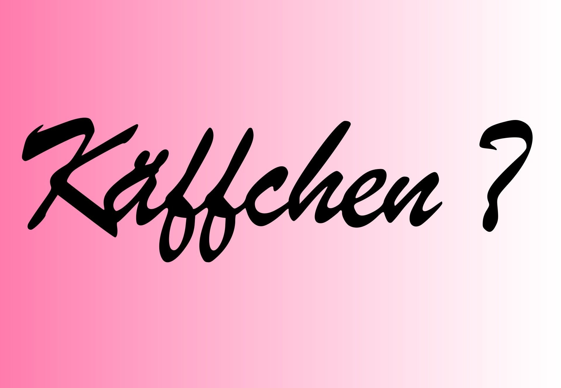 Käffchen ? | Schriftzug 3D aus Acrylglas und Holz | Wanddeko Küche | Küchendeko | Kaffeebar | Geschenk Kaffeeliebhaber