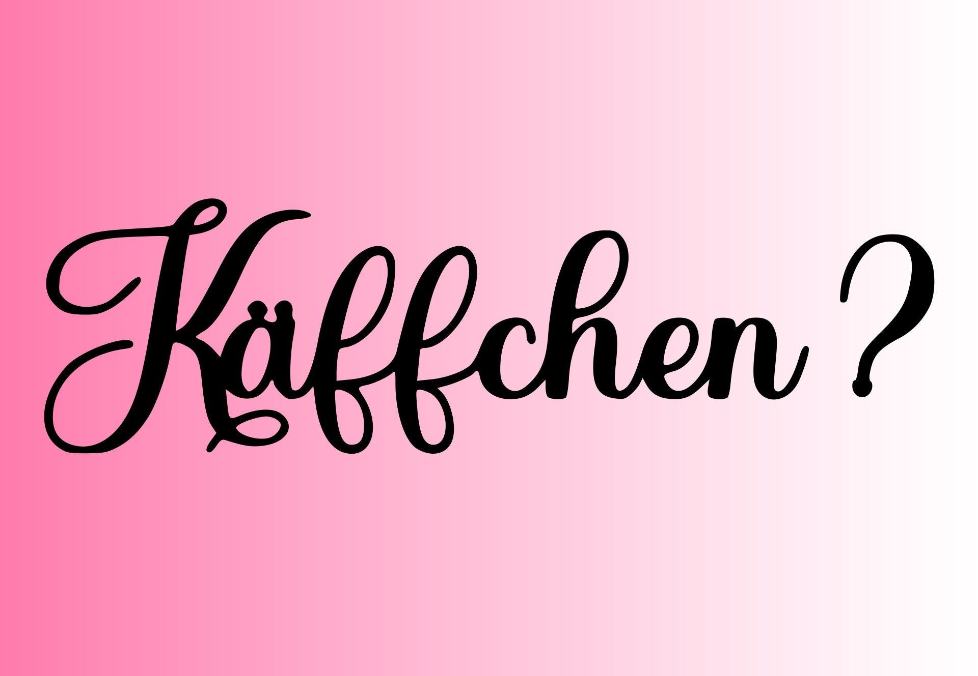 Käffchen ? | Schriftzug 3D aus Acrylglas und Holz | Wanddeko Küche | Küchendeko | Kaffeebar | Geschenk Kaffeeliebhaber