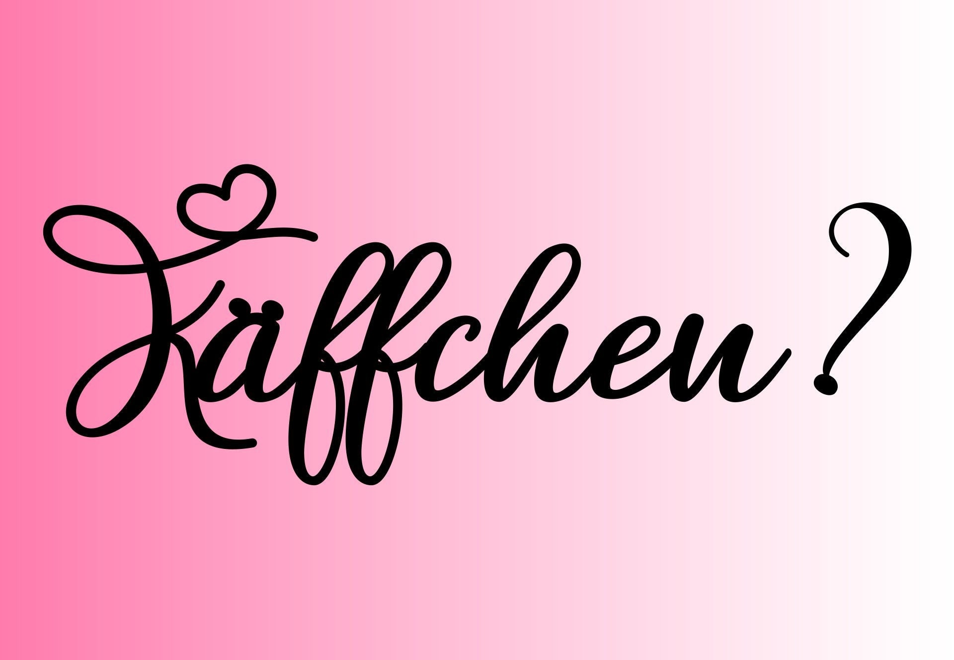 Käffchen ? | Schriftzug 3D aus Acrylglas und Holz | Wanddeko Küche | Küchendeko | Kaffeebar | Geschenk Kaffeeliebhaber